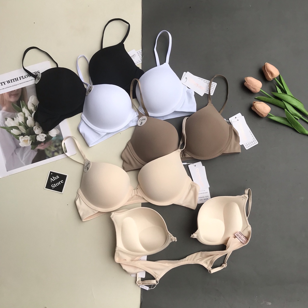 Áo Ngực Cài Trước Mút Dày 3cm Tạo Khe Thần Thánh Hàng Cao Cấp YiOn Underwear AST03