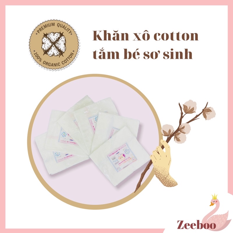 Khăn xô tắm bé sơ sinh 6 lớp dày dặn, chất liệu cotton 100% mềm mại siêu thấm hút, an toàn cho làn da nhạy cảm của bé