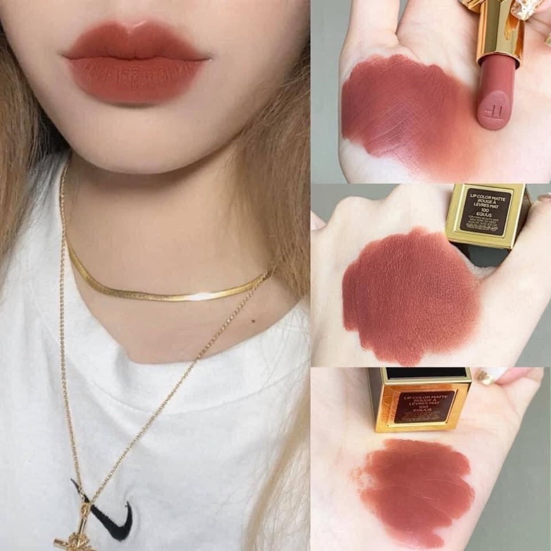 SON TOM FORD LIP COLOR MATTE ROUGE À LÈVRES MAT 100 EQUUS