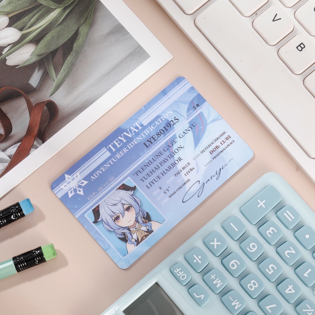 Bộ Sưu Tập Thẻ Ảnh Nhân Vật Anime Id Bằng Pvc