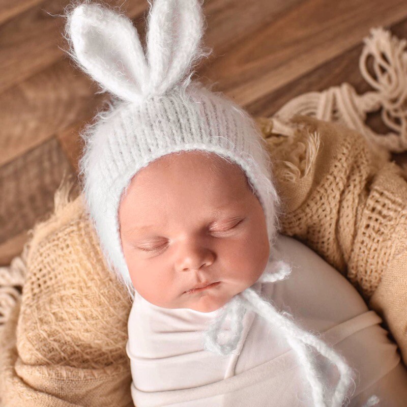 Body thỏ hở chân có nút newborn