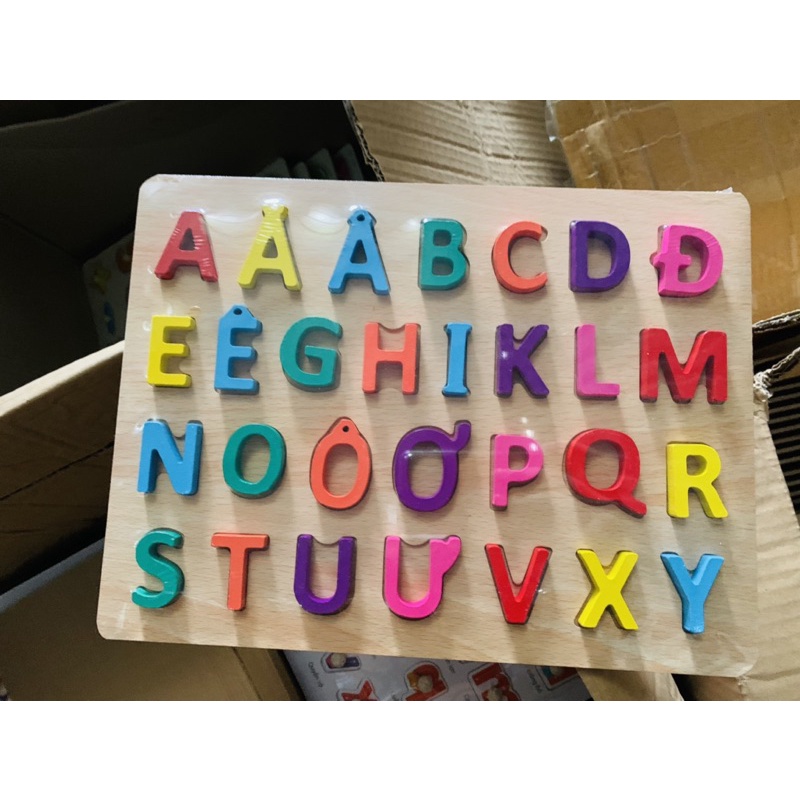 Bảng núm gỗ, đồ chơi gỗ phát triển trí tuệ cho bé các loại