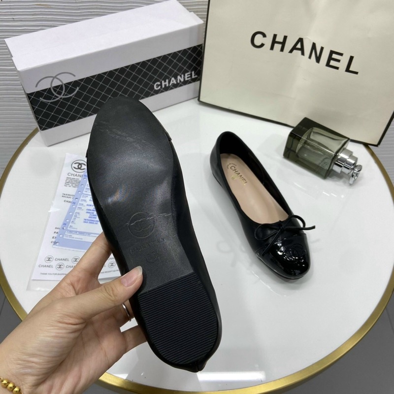 Giày Búp Bê, Giày Bệt Nữ chanel hàng fullbox siêu xinh