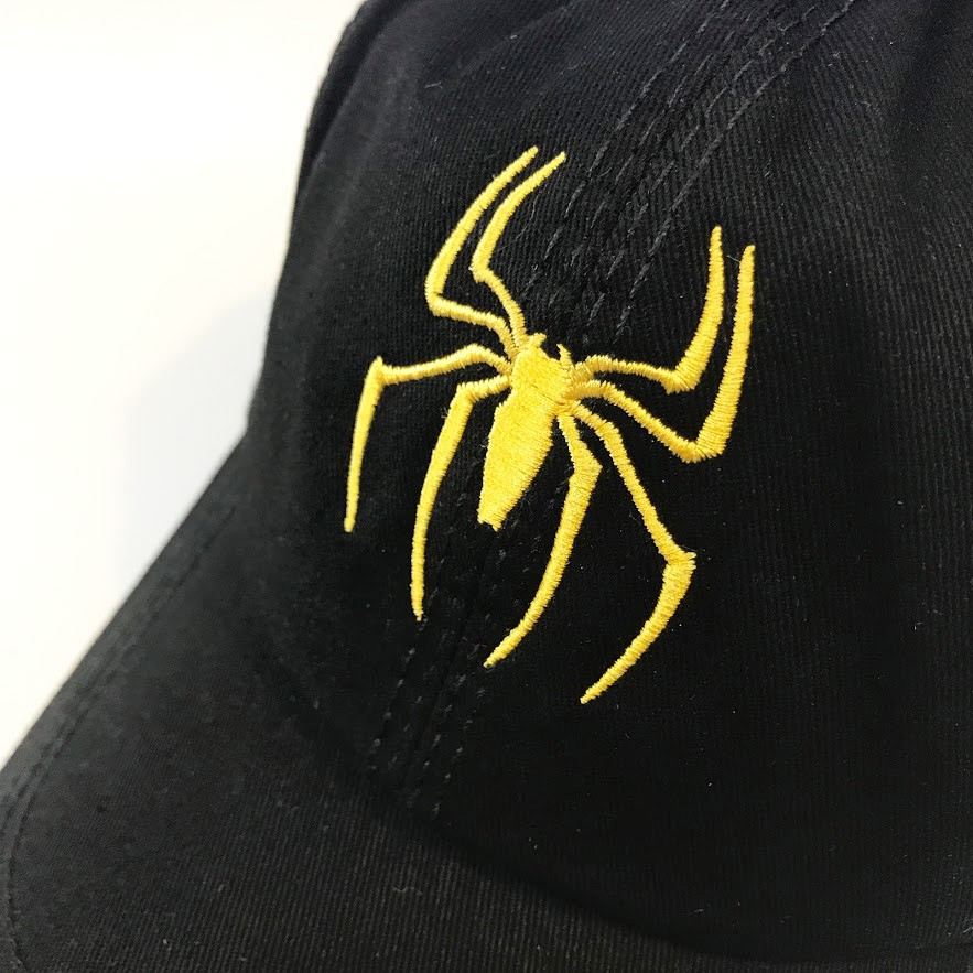 Nón kết Marvel màu đen thêu logo Spider Man - Mũ lưỡi trai Kaki218