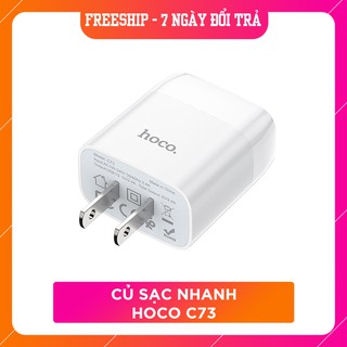 Cốc sạc Hoco C73 Sạc nhanh 5V/2.4A có 2 cổng ra vô cùng tiện lợi