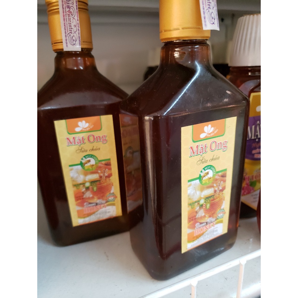 Mật ong sữa chúa 375ml, Queen bee honey in bottle 375ml