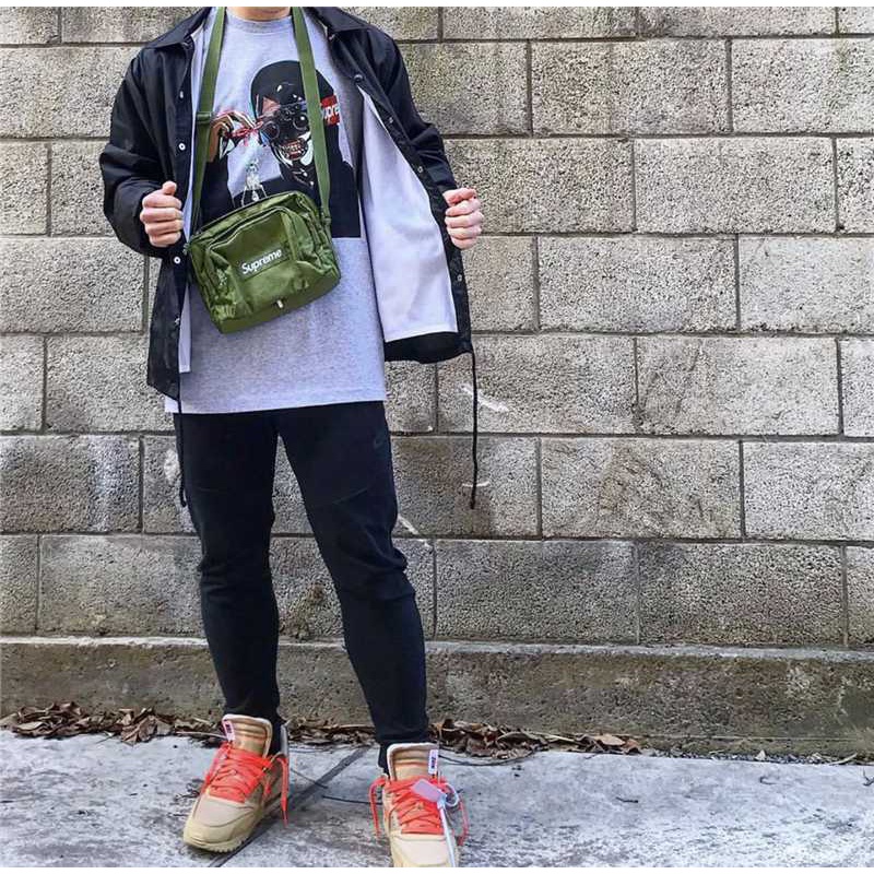 Túi Đeo Hông In logo 19ss46 Thời Trang Đường Phố Cho Nam Và Nữ