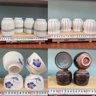 Set 4 ly gốm Nhật (khoan lỗ free theo yc)