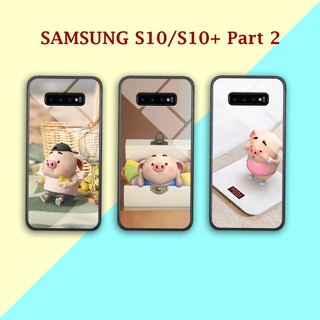 Bộ ốp lưng kính hình heo cực kì dễ thương cho điện thoạị Samsung S10/S10+ Part 2 mã từ 21-37