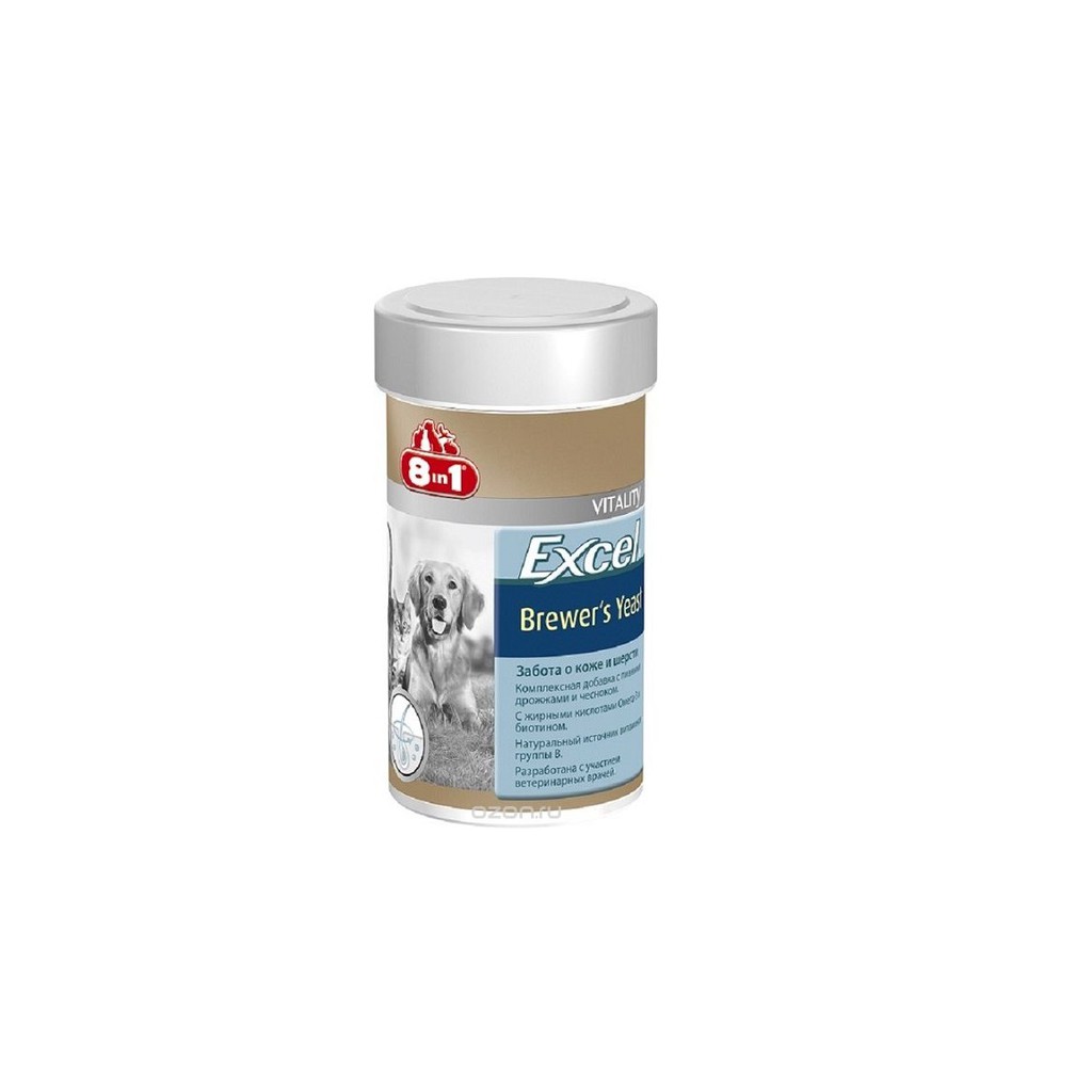Viên Dưỡng Da Lông Chó Mèo Brewer's Yeast 780v