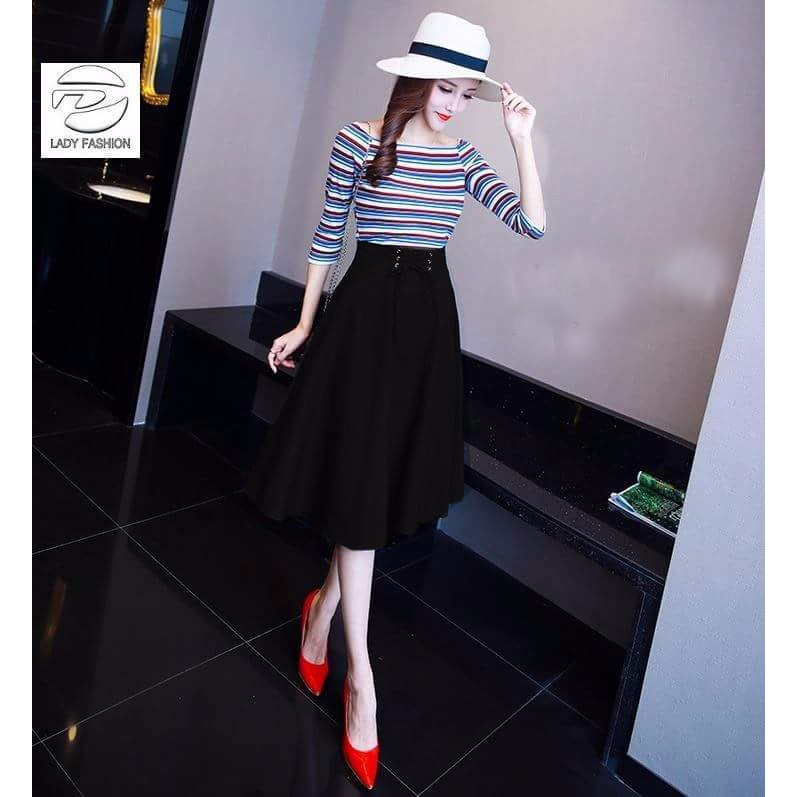 ❣️FREESHIP❣️Chân Váy Xòe Đan Lưng