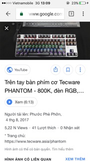 Phím cơ cao cấp TECWARE PHANTOM