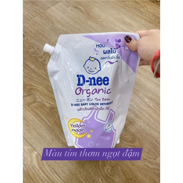 Nước giặt quần áo DNEE túi 1400ml THÁI LAN có QUAI XÁCH kèm VÒI RÓT cho bé