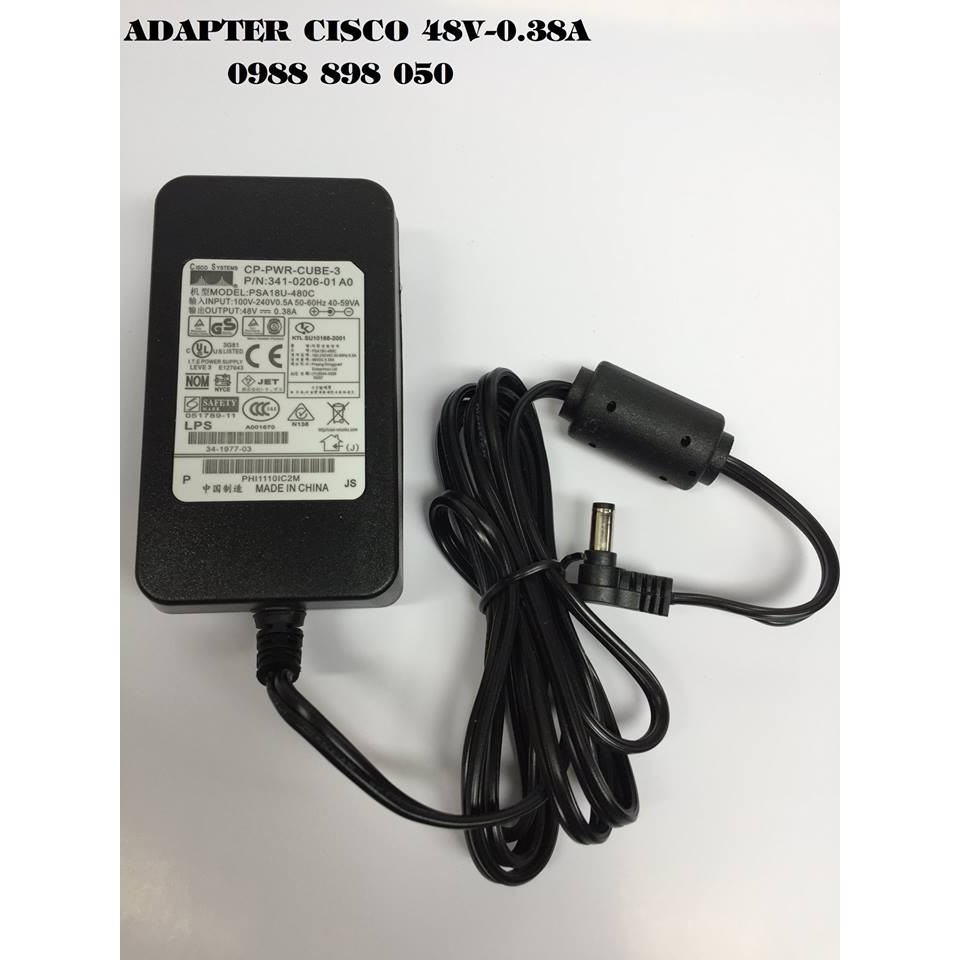 adapter nguồn router cisco 48v 0.38a