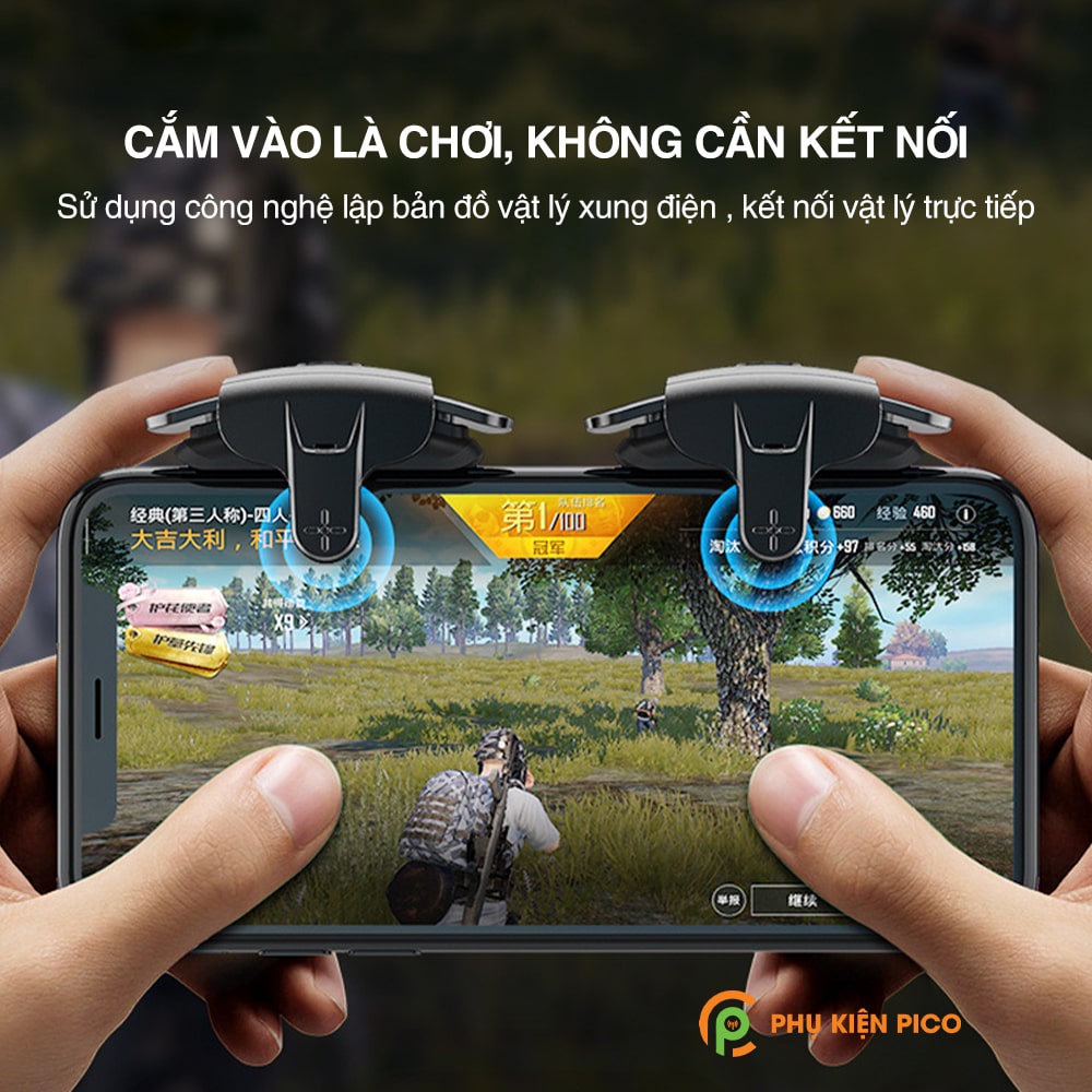 Nút Bắn PUBG Mobile Memo AK05 / Memo AK02 AUTO TAP 30 Nhịp/giây Nút chơi game auto tap dành cho game FPS Freefire