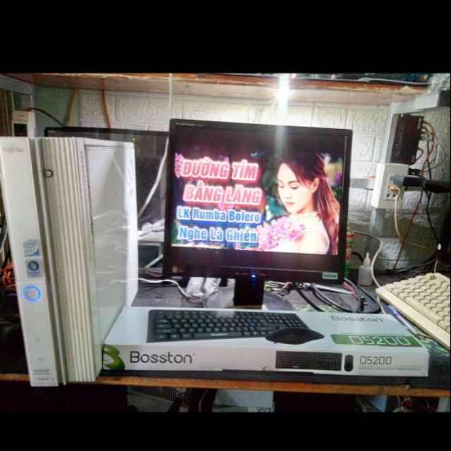 Bộ máy tính bàn nghe nhạc học tập cho sinh viên giá rẻ