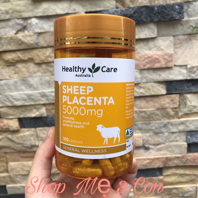 Viên nhau thai cừu Sheep Placenta Healthy Care Úc