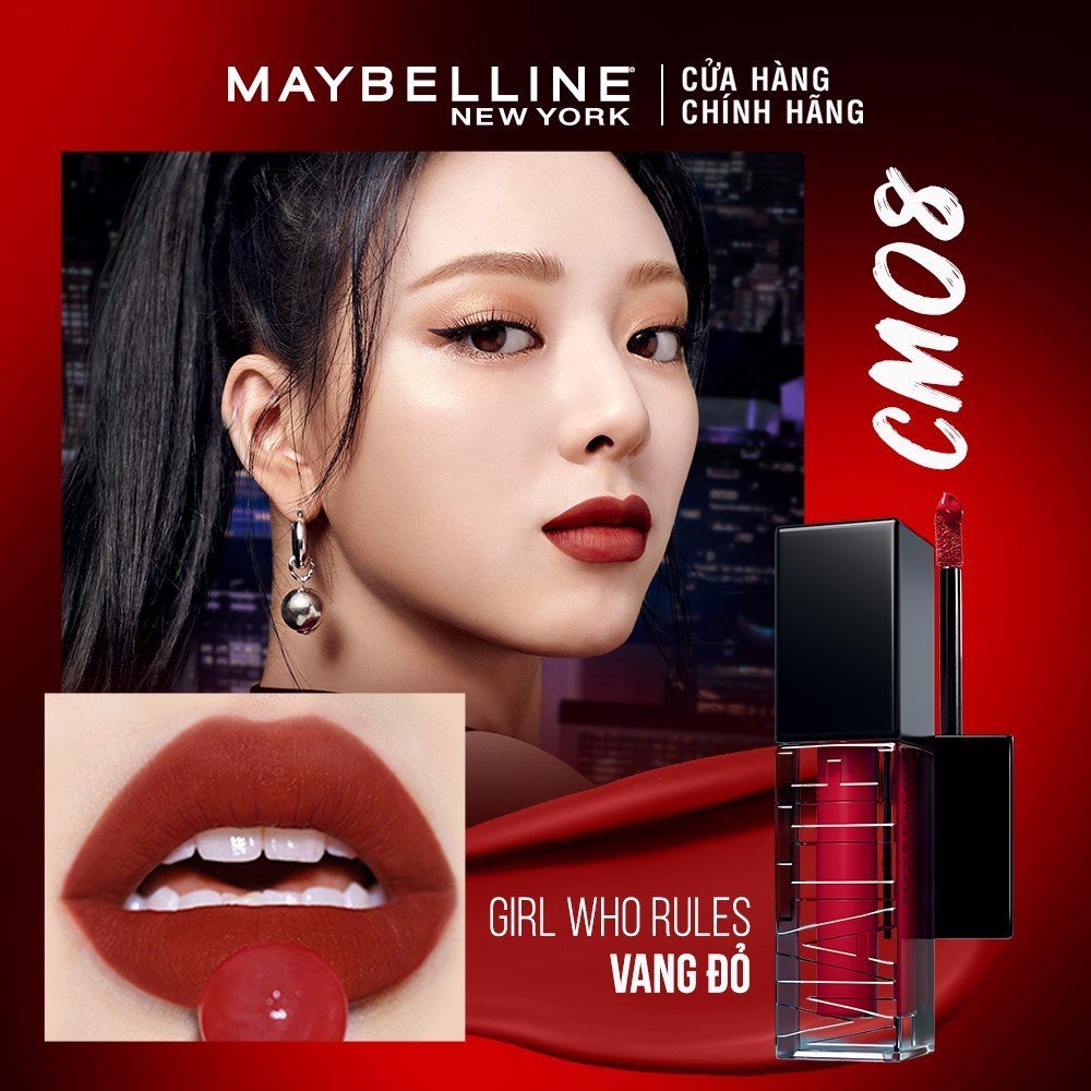 Son Kem Mịn Lì Như Nhung, Tạo Hiệu Ứng Đa Chiều Maybelline Cushion Mattes New York