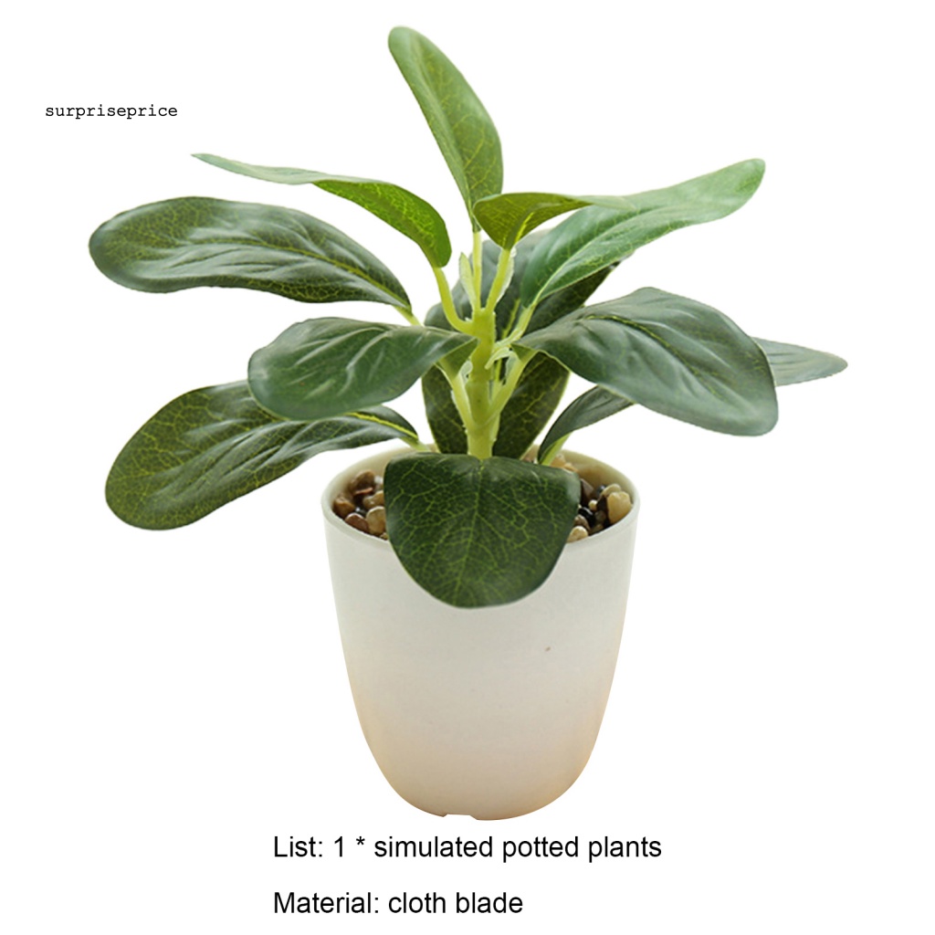 Chậu Cây Cảnh Nhân Tạo Sống Động Dùng Trang Trí Nhà Cửa/ Tiệc Cưới