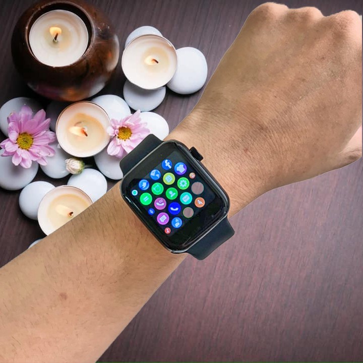 Đồng Hồ Thông Minh J9 Max Series 6 Kiểu dáng Apple Watch, Lắp sim nghe gọi độc lập 2 chiều, Theo dõi nhịp tim, huyết áp