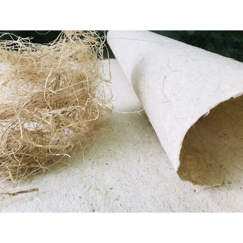 Giấy Dướng Xơ chuối nhà thích hợp làm journal và thủ công- Abaca Handmade paper