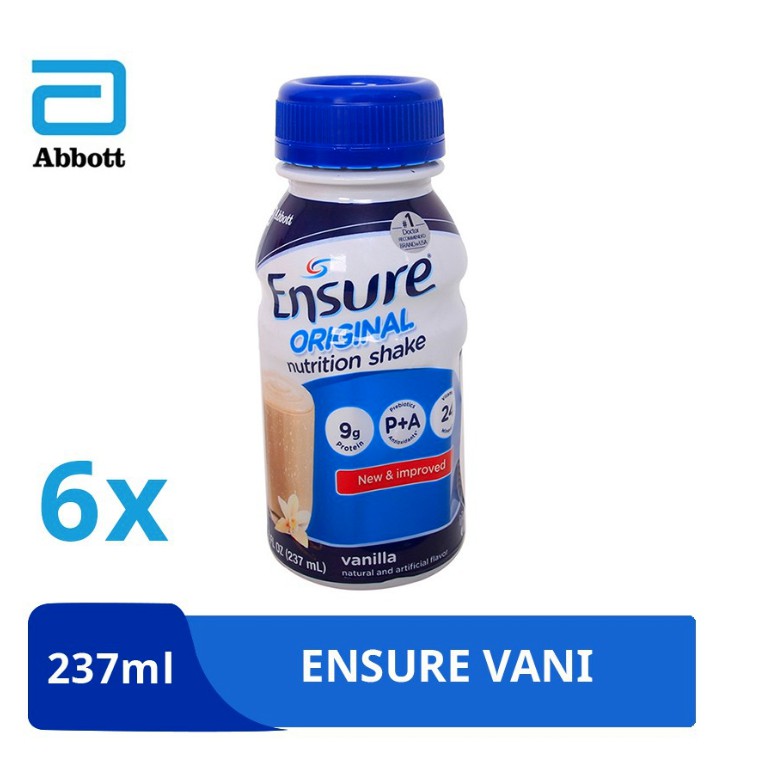 Lốc 6 Chai Sữa Nước Ensure Abbott 237ml/chai