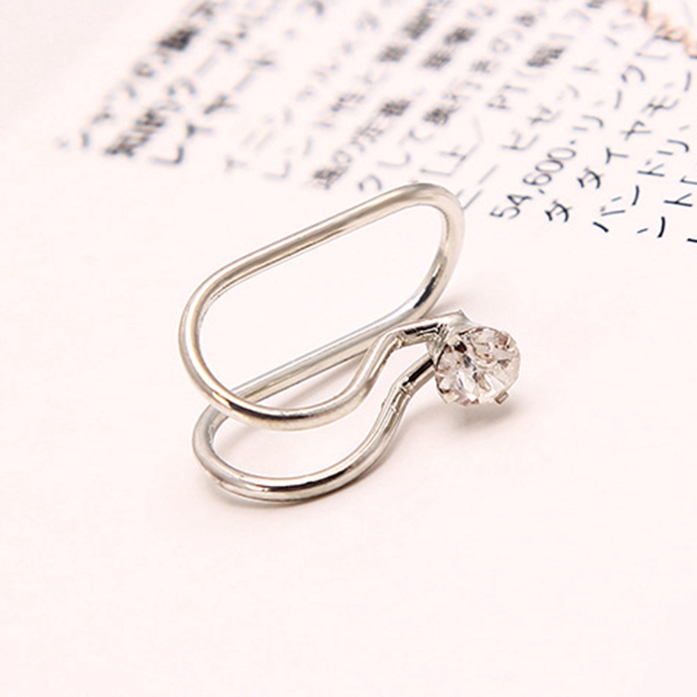 Khuyên Vành Tai Hình Ngôi Sao Đính Đá Xinh Xắn