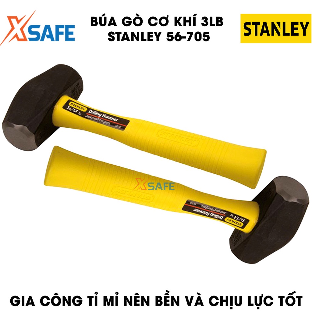 Búa gò STANLEY đầu búa chất liệu hợp kim cao cấp Búa cơ khí Stanley tiện lợi dùng trong chế tạo, sửa chữa, lắp ráp