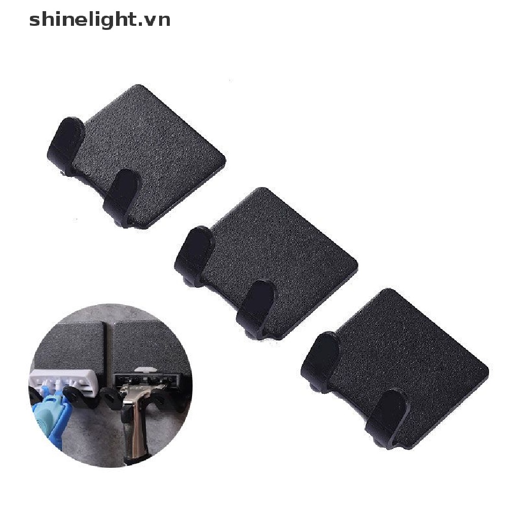 Set 2 Móc Treo Dao Cạo Râu Gắn Tường Nhà Tắm Tiện Dụng
