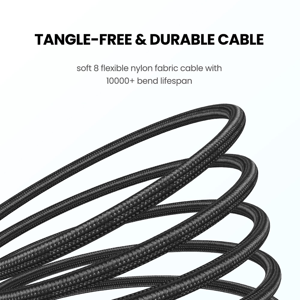 Dây cáp âm thanh mở rộng ELOUGH AUX 3.5mm dành cho xe hơi ĐT thông minh IPtai nghe chụp tai loa