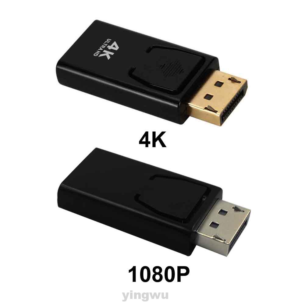 Home HD Durable High Speed Display Port No Flicker Black DP Male To HDMI Female PBS Shell Adapter Converter | WebRaoVat - webraovat.net.vn