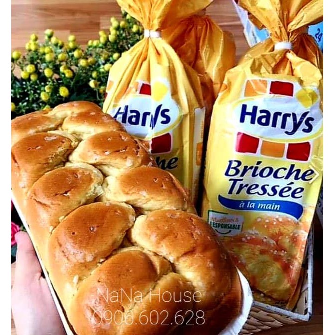 Bánh mỳ hoa cúc Harrys Brioche Tressée 500g Pháp ( luôn cập nhật date mới nhất, hàng mới về mỗi tuần)