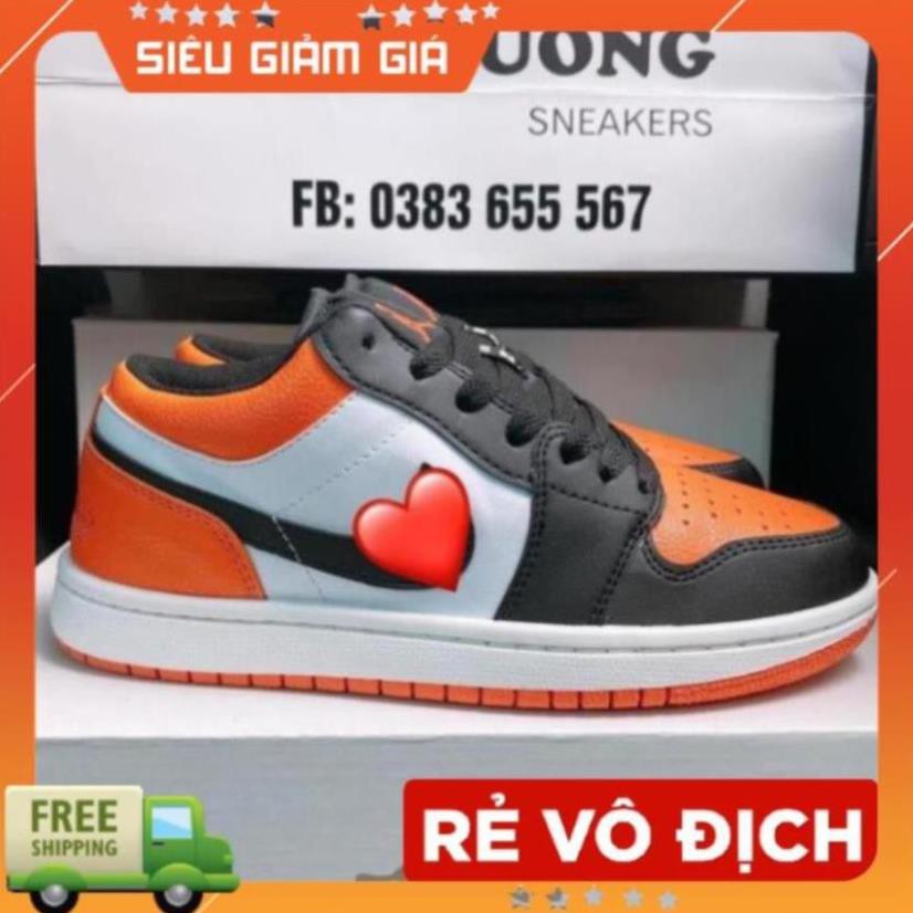 [ 2 ] Giày sneaker nữ 𝗷𝗼𝗿𝗱𝗮𝗻 1 cổ thấp,  jd1 thấp cổ bản đẹp, giày 𝗷𝗼𝗿𝗱𝗮𝗻 1 thấp cổ hàng chuẩn hot nhất 2021