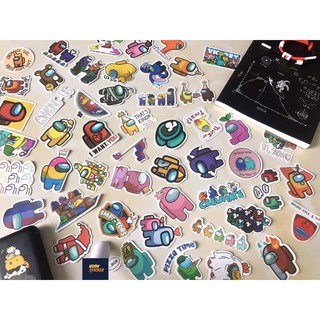 Sticker trò chơi Among Us hoạt hình siêu cấp cute (chống thấm nước)