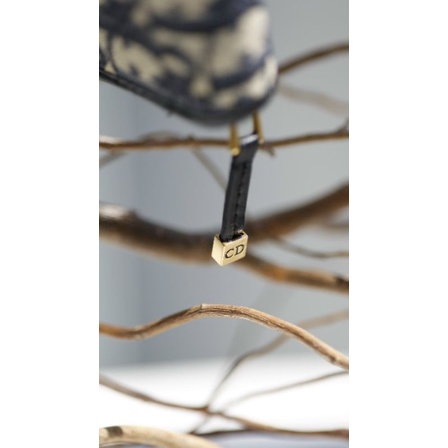 Ví nữ dài D.I chất vải xanh CD thêu sz19cm dat hật cực xịn fullbox