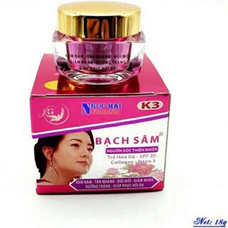 Kem nám - tàn nhang - đồi mồi bạch sâm 18g