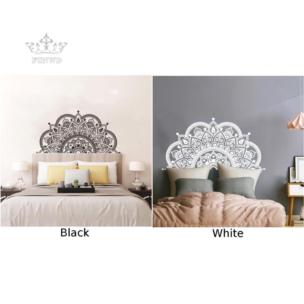 Sticker Dán Tường Nghệ Thuật Họa Tiết Mandala Dùng Trang Trí Phòng