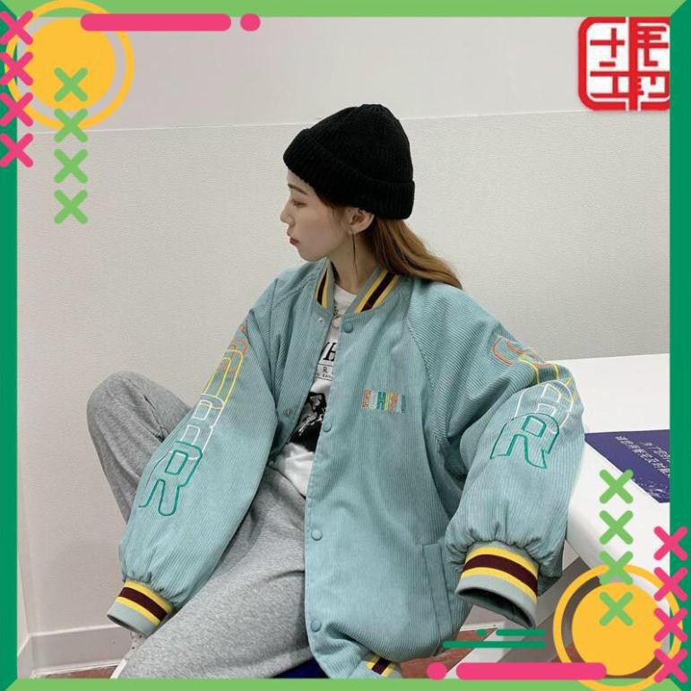 [Lên đồ là Sang] Áo Khoác Bomber Nhung Siêu Chất SORB Form Rộng Tặng Nón Nhung Thời Trang AS | BigBuy360 - bigbuy360.vn