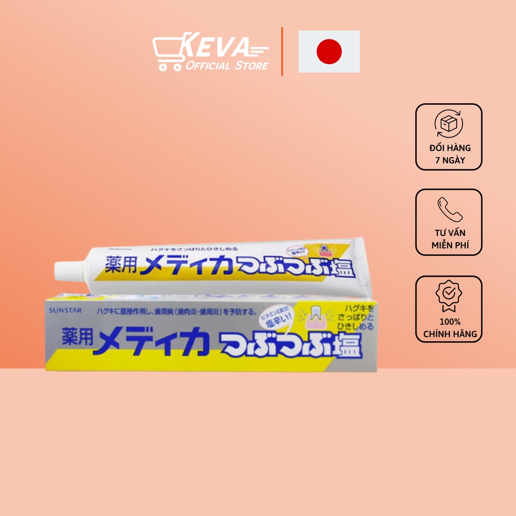 Kem đánh răng muối Nhật Bản Sunstar 170g Kdr Sunstar hàng Nhật nội địa Keva