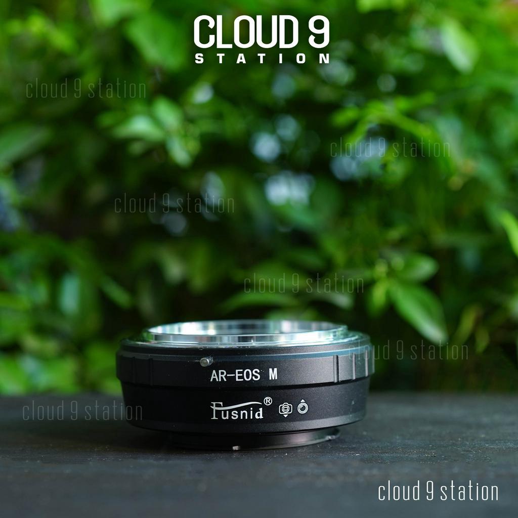 Ngàm chuyển AR-EOSM cho ống kính MF - ngàm Konica AR sang máy ảnh Canon EOS M ( hãng FUSNID )