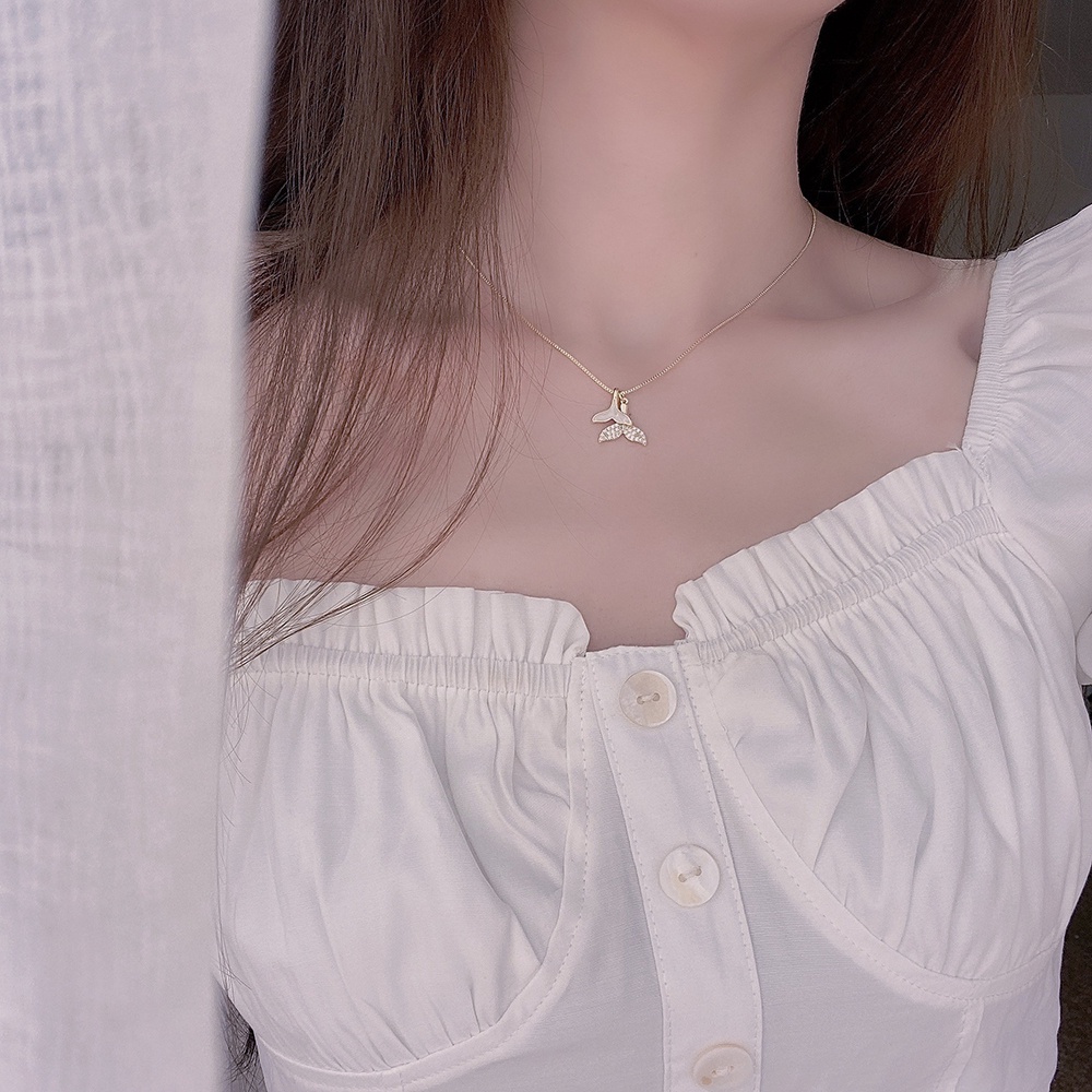 Vòng cổ Mặt Đuôi Cá Thời Trang Cho Nữ