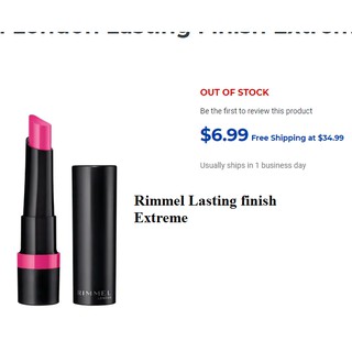 [Auth] Son Rimmel lasting finish matte lipstick