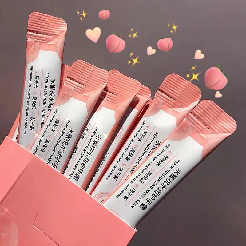 ✨Cá Tuyết✨Kem Dưỡng Da Tay QISE Đào Dưỡng Ẩm Chống Nứt Nẻ Làm Trắng Da