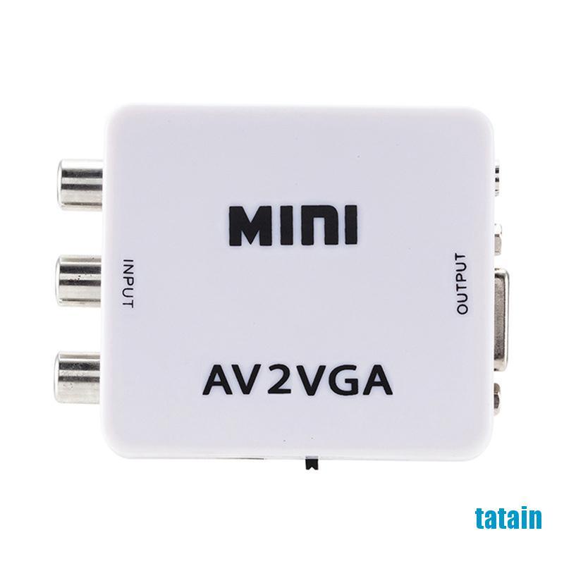 Bộ chuyển đổi video từ Av Rca sang Vga Hd 1080p chuyên dụng