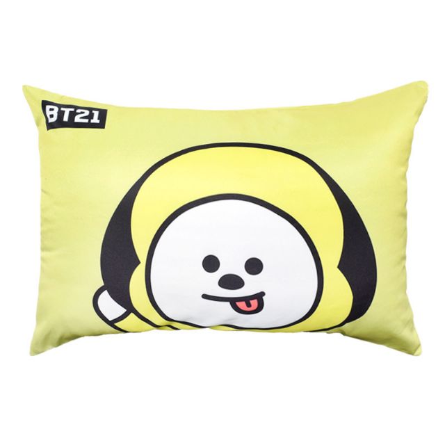 GỐI NẰM BTS BT21 40 X 60 CHẤT LỤA MƯỢT MÁT