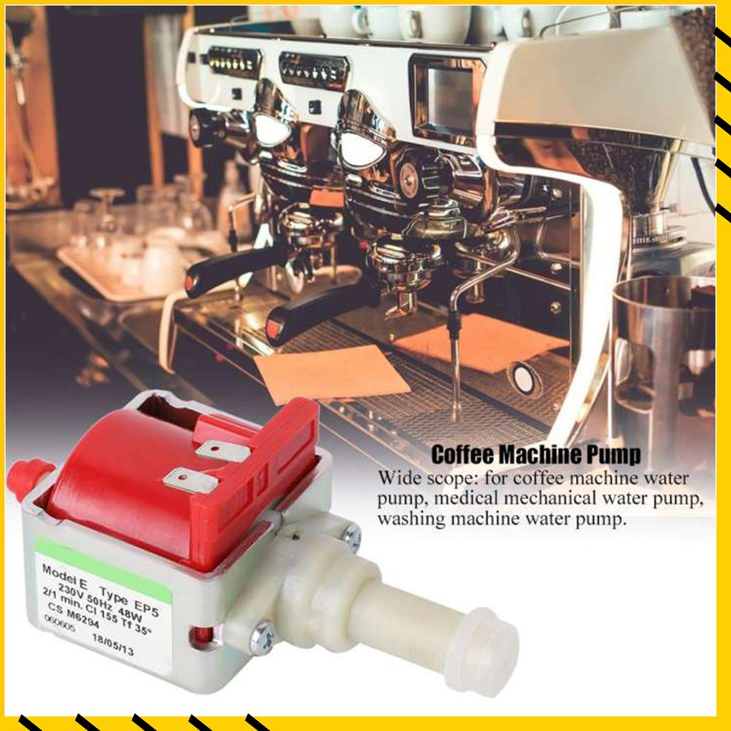 Bơm rung ULKA 220V 48W chuyên dùng cho máy pha cà phê loại nhỏ,Bơm điện tử cho máy pha cà phê Espresso tản nhiệt nhanh
