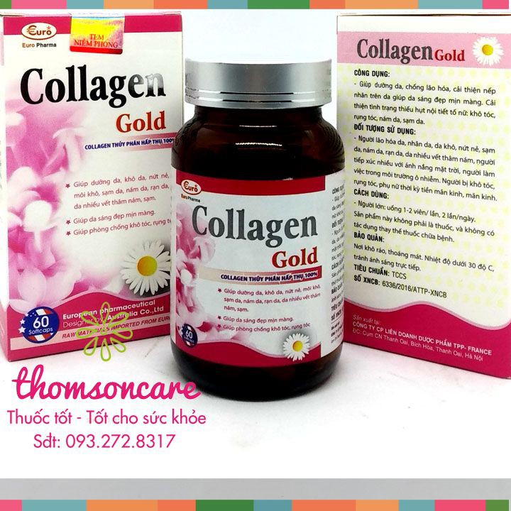 Collagen Gold hỗ trợ ngăn ngừa lão hóa, bổ sung nội tiết tố