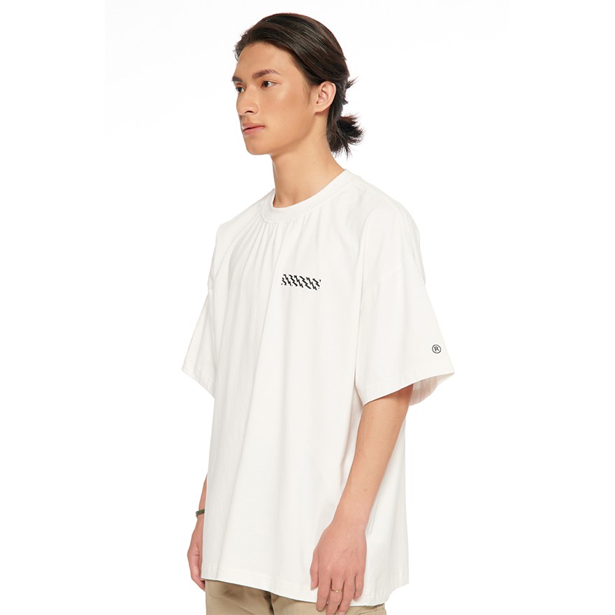 5THEWAY® /solid/ DROP SHOULDER TEE™ in WHITE aka Áo Thun Trắng Tay Ngắn | BigBuy360 - bigbuy360.vn