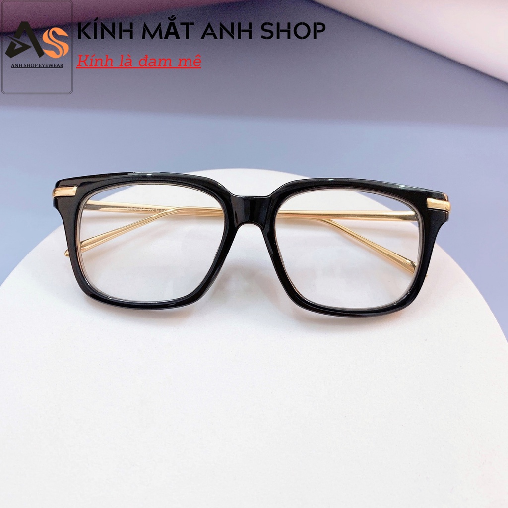 Kính vuông to chất liệu nhựa càng kính kim loại 55-01