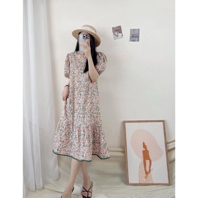 Váy Babydoll, đầm hoa nhí, váy bầu kiểu vintage | BigBuy360 - bigbuy360.vn